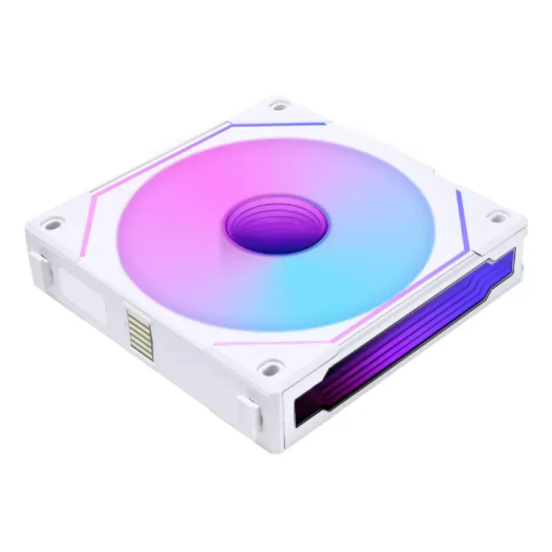Ventoinha Lian Li UNI FAN SL120 Infinity Wireless RGB Reverse Blade PWM Branco 120mm