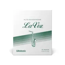 Palheta Sax Alto D'Addario La Voz Medium Cx 10-Un