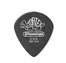 Palhetas Jim Dunlop 482R Pitch Black Jazz III 0.88mm 6 UN