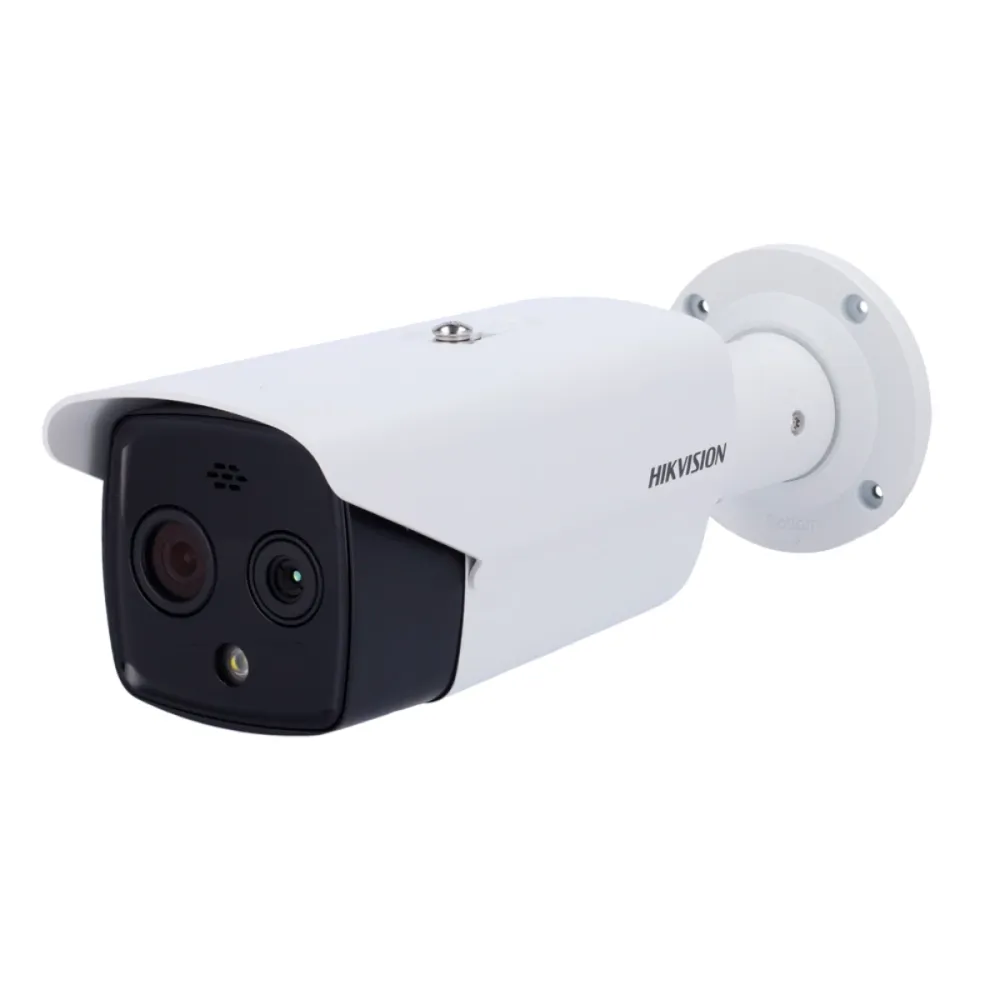 Câmara de Segurança Térmica IP Dupla Hikvision HeatPro Bullet PoE 4MP 3.8-4mm Exterior IP67 - DS-2TD2617-3/QA