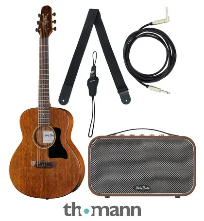 Harley Benton GS-Travel-E Mahogany Bundle