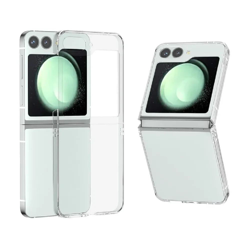 Capa Silicone Reforçado Samsung Galaxy Z Flip6 Transparente