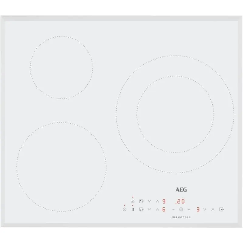 Placa indução AEG IKB63300FW 7350W Branca