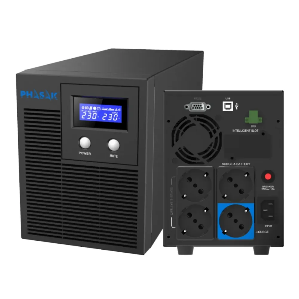 UPS Interactive Phasak PHASAK Protekt 1060VA-700W AVR - PH 7610s