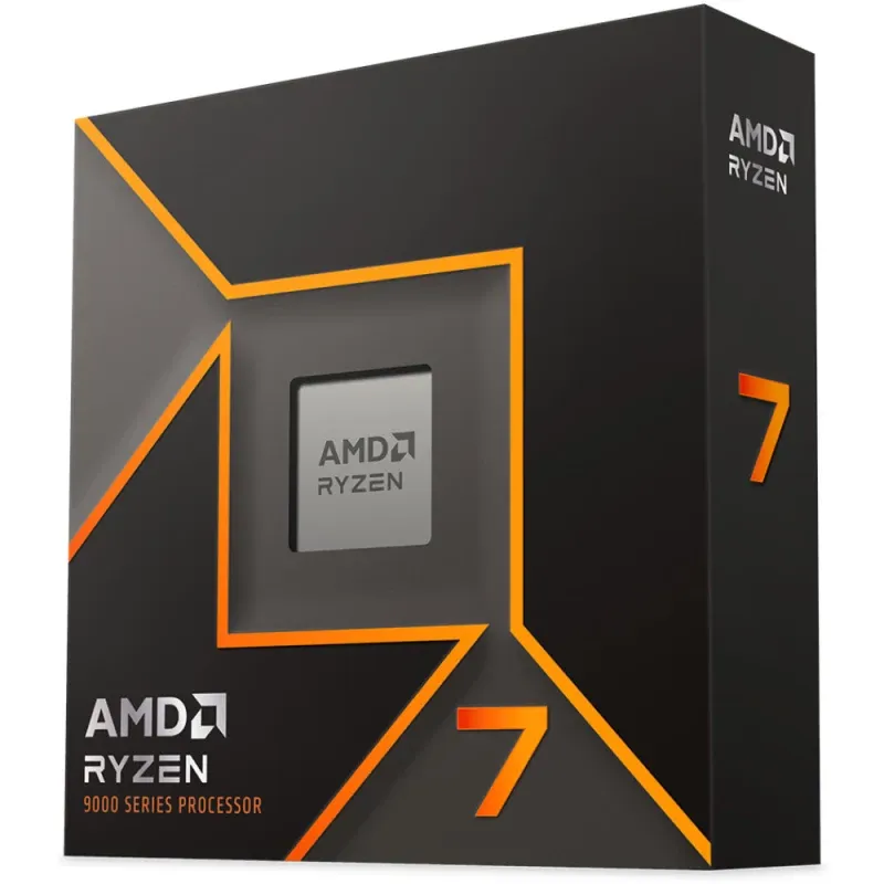 Processador AMD Ryzen 7 9700X "Zen 5" 8-Core 3.8GHz c/ Turbo 5.5GHz 40MB Cache SktAM5