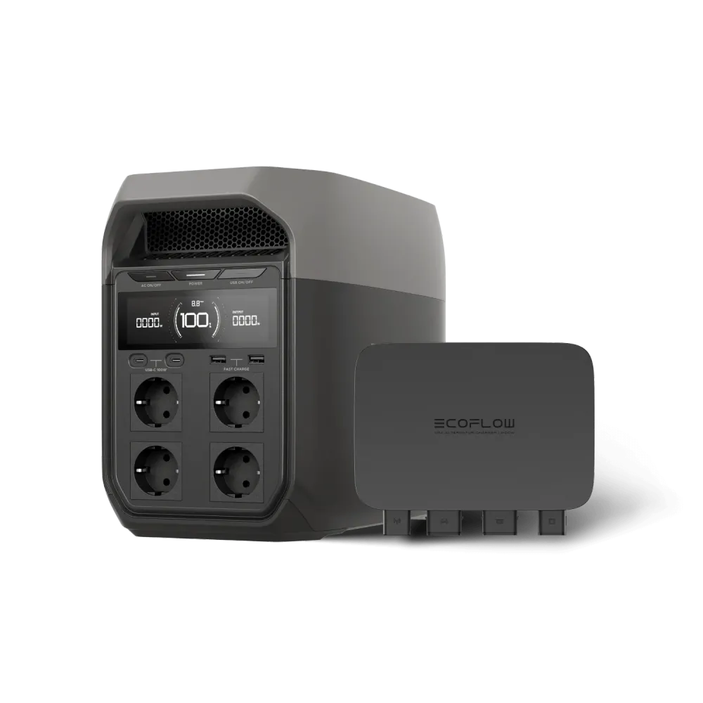 Carregador de Alternador EcoFlow 500W + DELTA 3