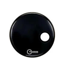 Pele Bombo 22" Aquarian RSM22BLK Regulator 4 Preto 3/4" Hole