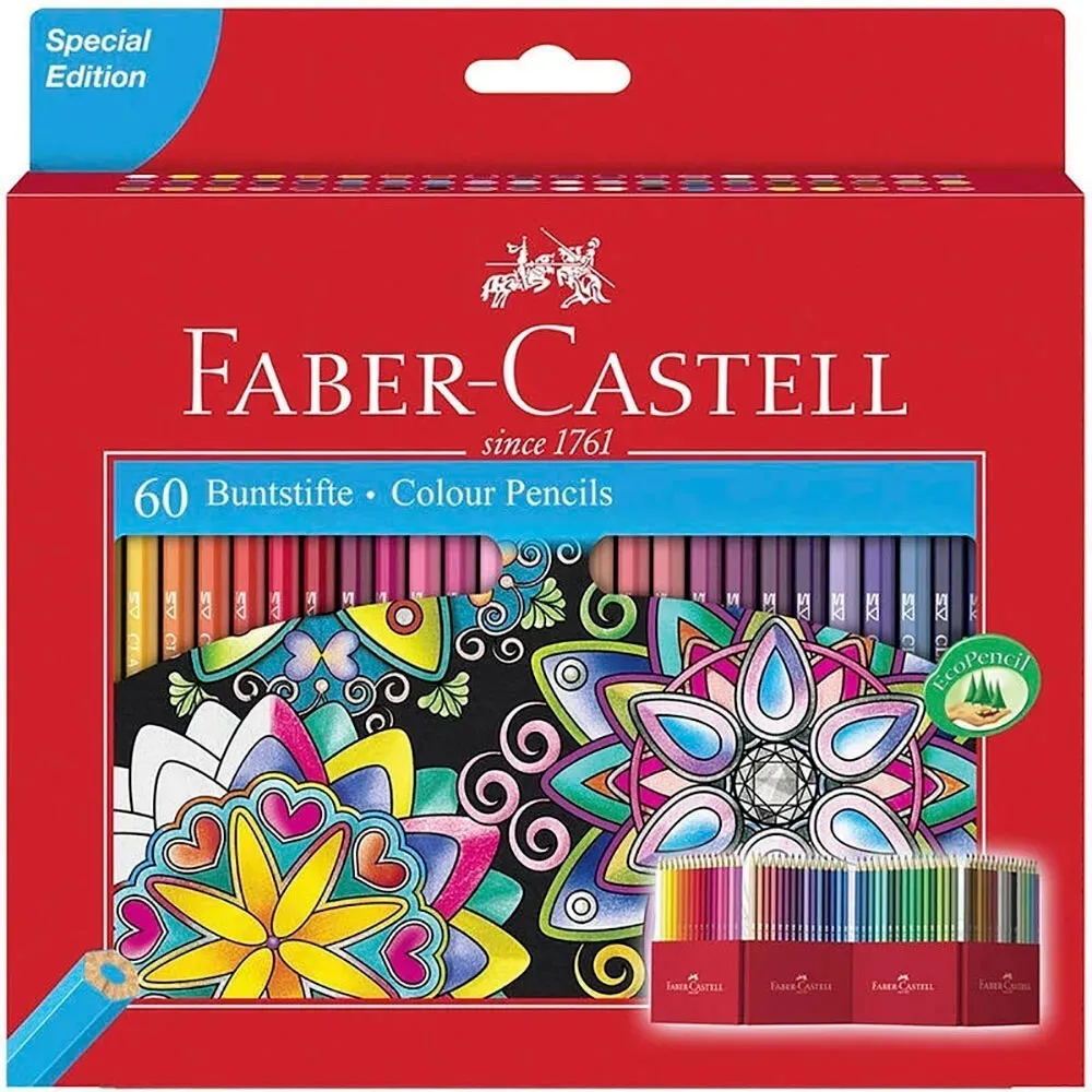 Faber Castell Lápis De Cor Edição Especial 60 Unidades