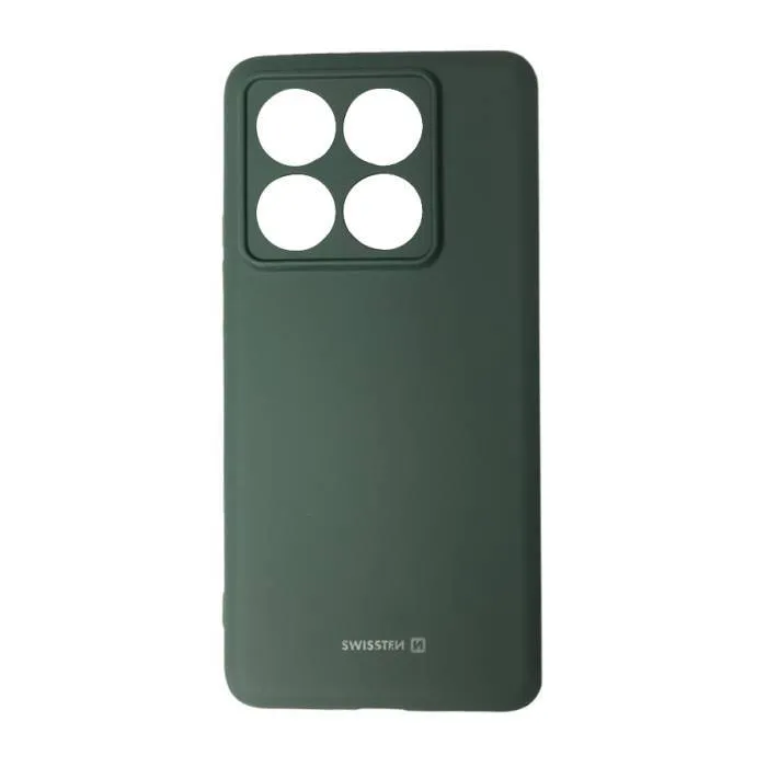Capa Swissten Xiaomi 14T Pro Soft Joy Dark Green
