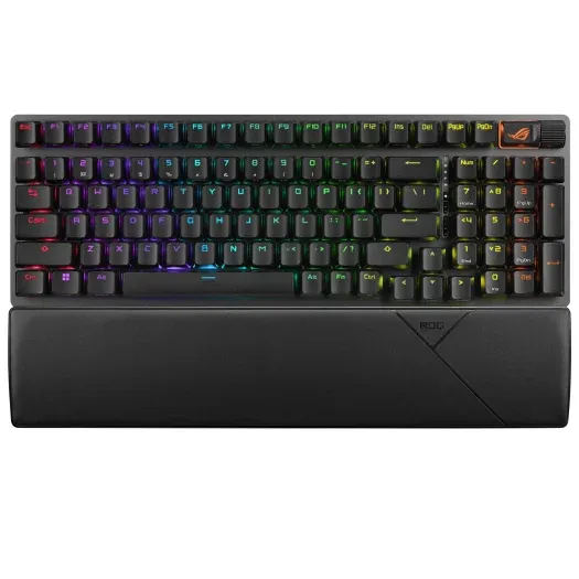 ASUS Strix Scope II 96 Wireless Teclado Mecânico Gaming Sem Fios RGB Switches ROG NX Snow & Storm