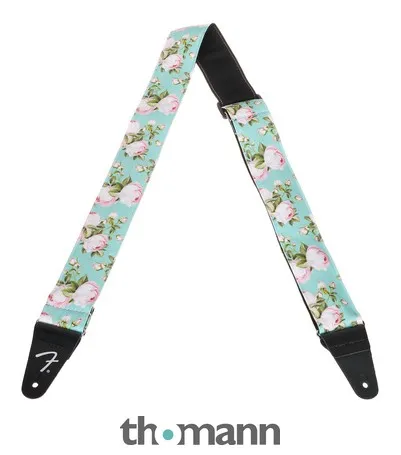 Fender Floral Strap 2" Surf Green