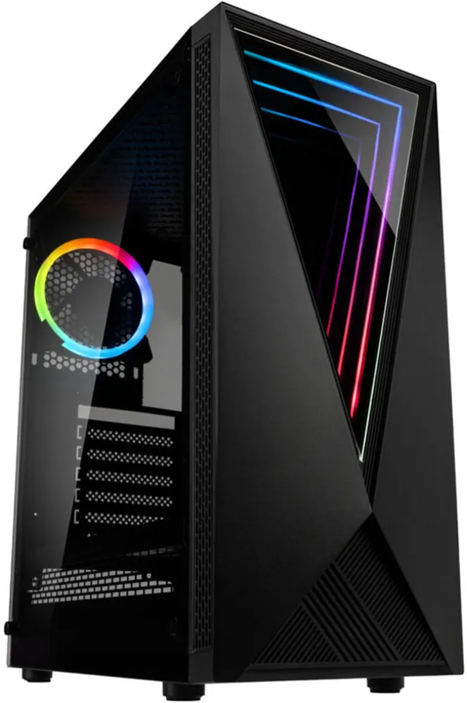 Caixa ATX Kolink VOID RGB Vidro Temperado Preto