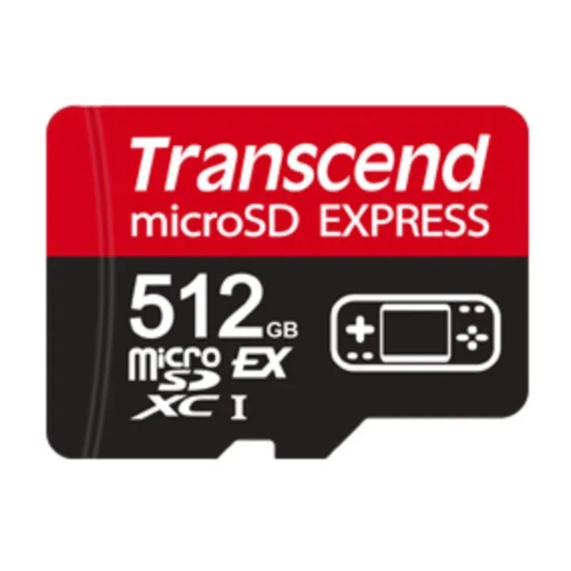 Cartão microSD Transcend USD710S 512 GB 900 MB/s Vermelho Preto