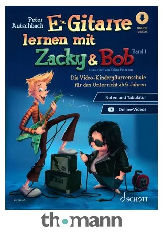 Schott E-Gitarre Lernen Zacky & Bob 1