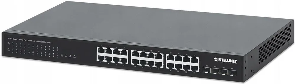 Intellinet 561761 Switch Gigabit 24PoE+ 4SFP+ 10G 561761