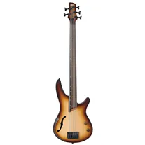 Ibanez SRH505FNNF Natural Browned Burst Flat Fretless