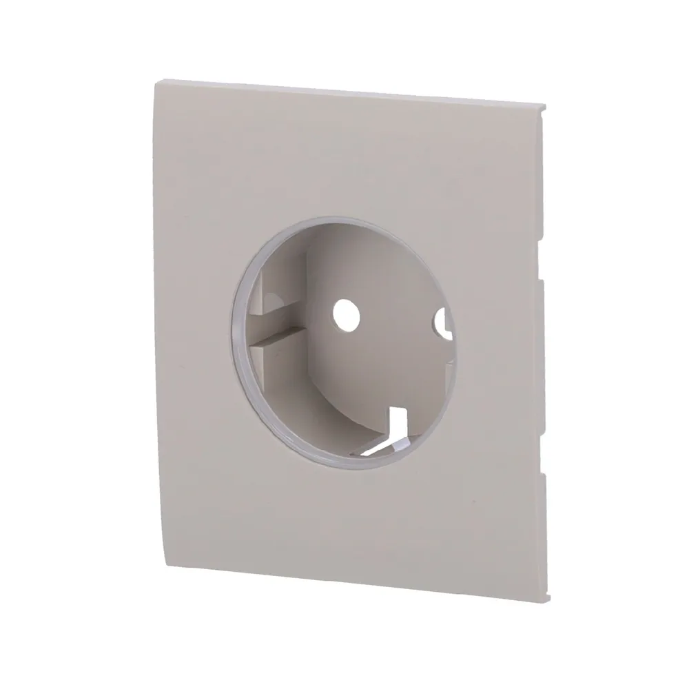 Tampa Central Ajax CenterCover Ficha Tipo F Bege - AJ-CENTERCOVER-OLI