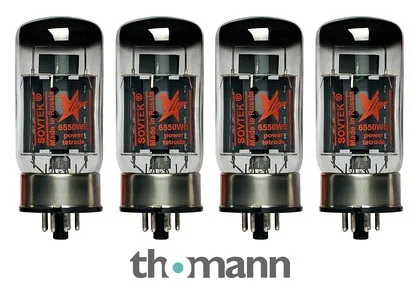 Sovtek 6550WE Matched Quartet