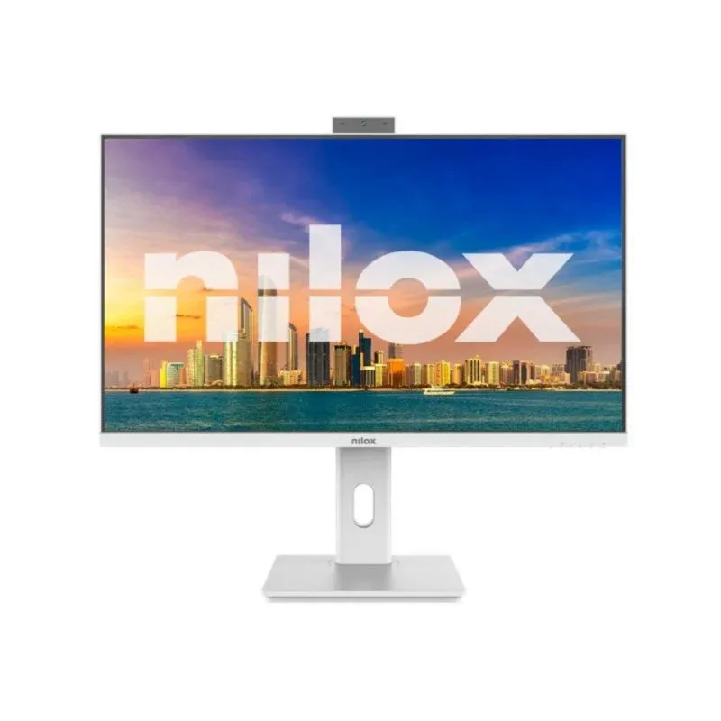 Nilox NXM27RWEB02W Monitor 27" Full HD 120Hz IPS HDMI com Altifalantes e Câmara Branco
