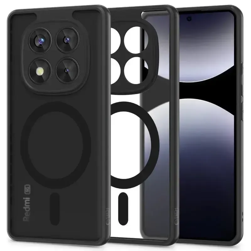 Capa Tech-Protect Xiaomi Redmi Note 14 Pro 5G/Poco X7 5G MagMat MagSafe Matte Black