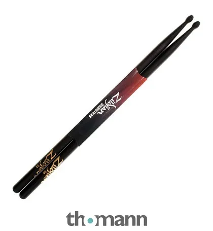 Zildjian 5A Black Hickory Sticks -Wood-