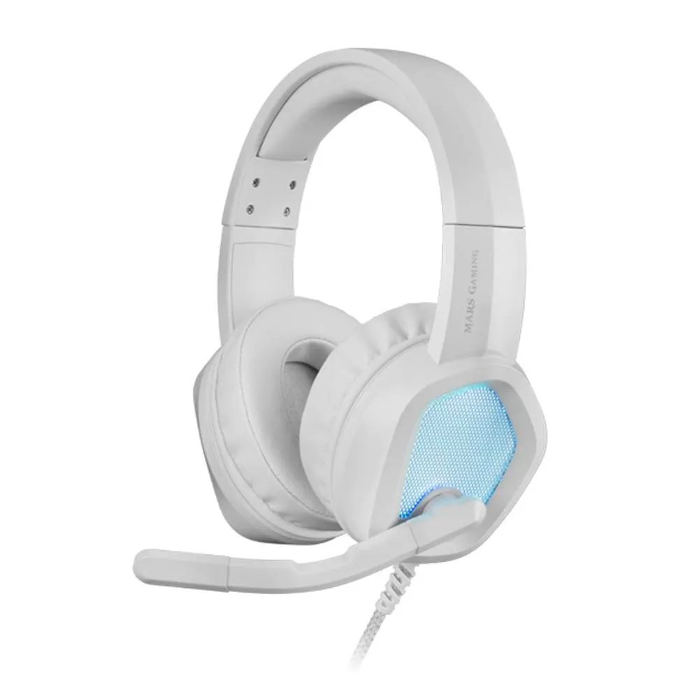 Headset Mars Gaming MH320 Multiplatform Branco