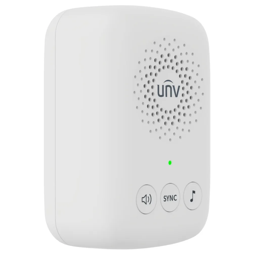 Uniview ED-R1 Campainha Sem Fios com 3 Sons e Controle de Volume ED-R1