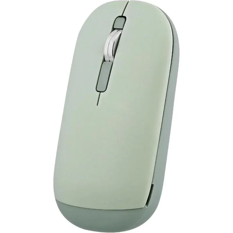 Ratón TnB MWCOLORGN3 Bluetooth USB 1600DPI Verde Ambidestro Ultrafino