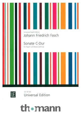 Universal Edition Fasch Sonate Fagott