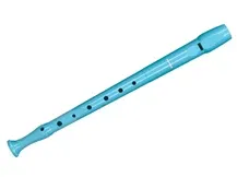 Flauta bisel soprano Hohner 9508 Melody dedilhação Alemã Light Blue