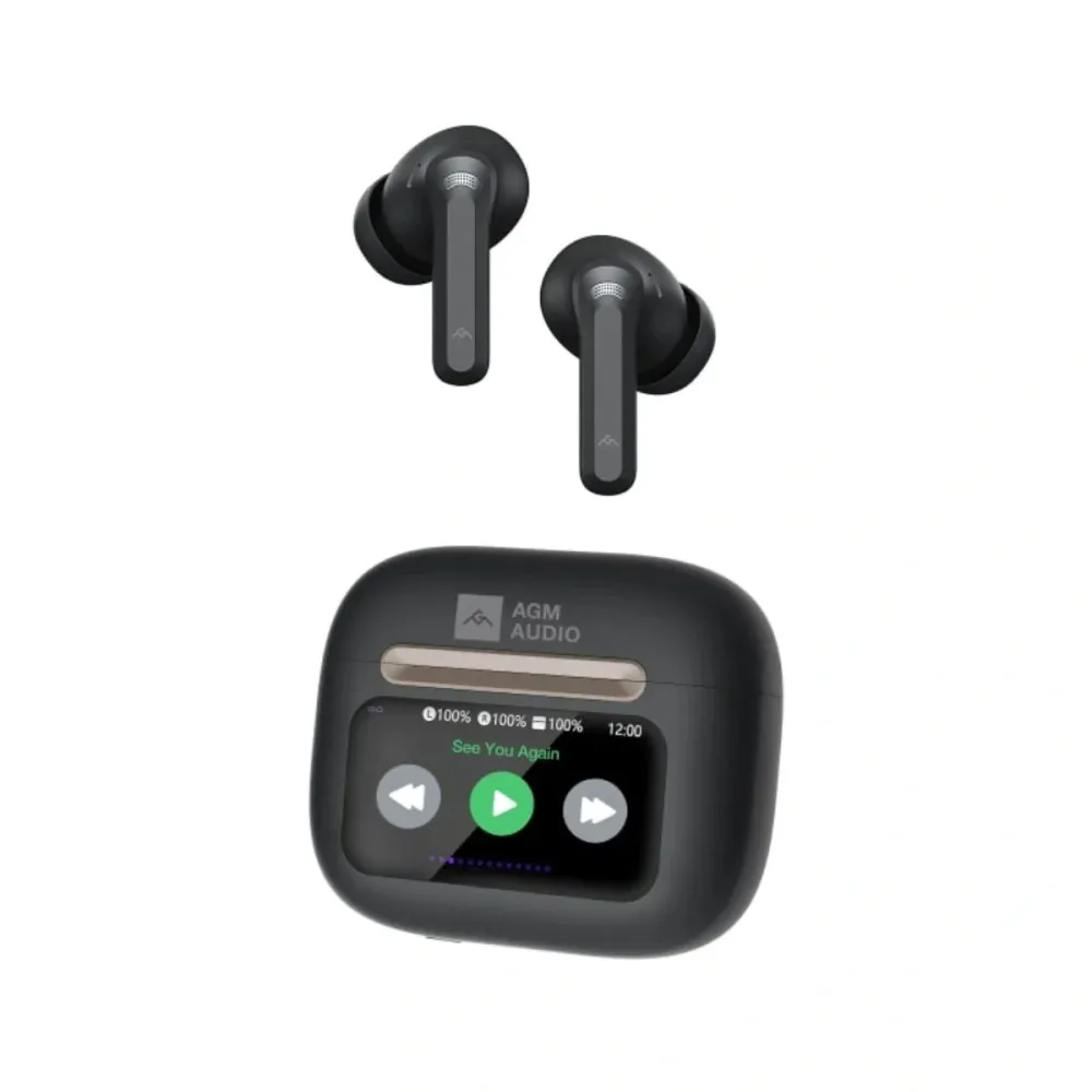 Auriculares Bluetooth AGM Buds 9 Pretos