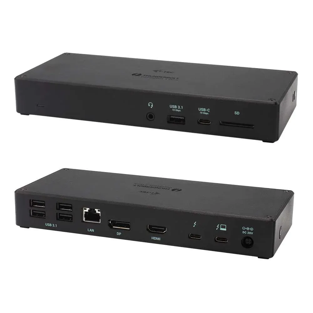 Docking Station i-tec Thunderbolt 3 3x Display com alimentação até 96W - s/Carregador
