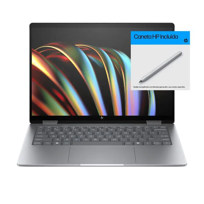 Portátil HP Envy x360 2-in-1 14-fc0009np 14" Ultra 7 155U 16GB DDR5 1TB W11 Touch Caneta Incluída