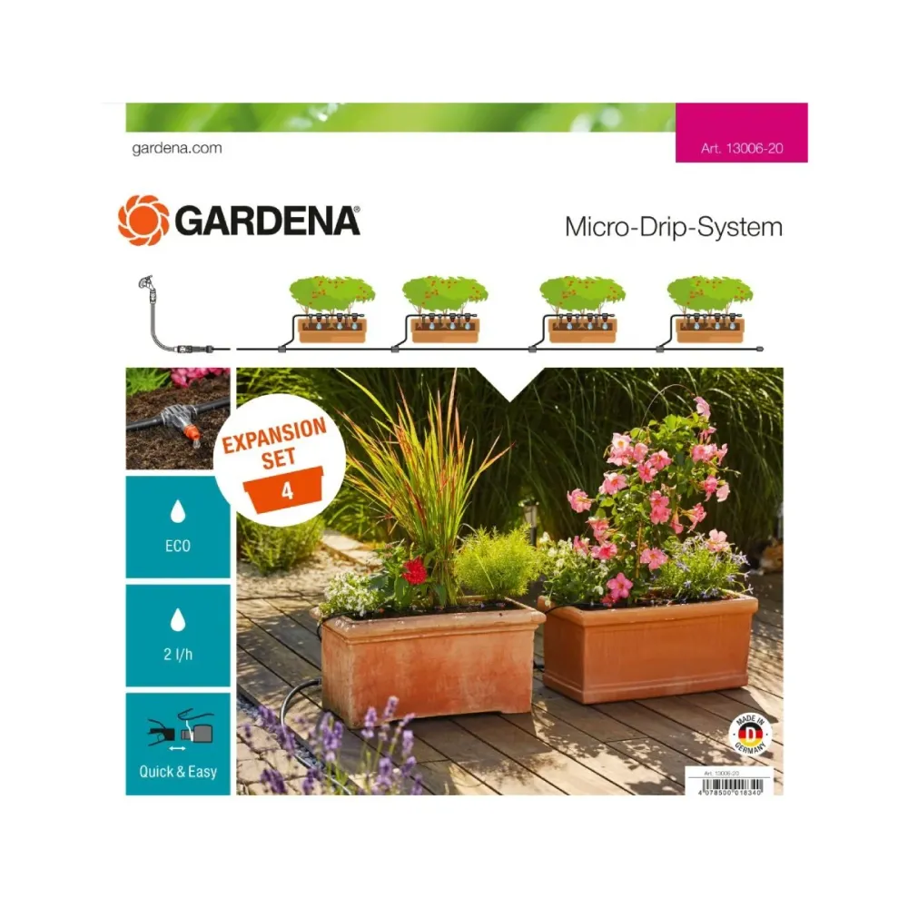 Sistema de Irrigação Gardena 3mm 1/2" - 13006-20