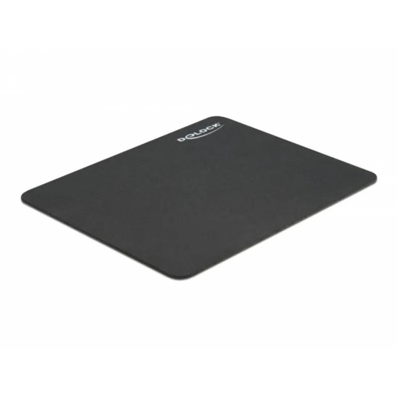 Tapete para rato Delock preto 220 x 180 mm com base antiderrapante