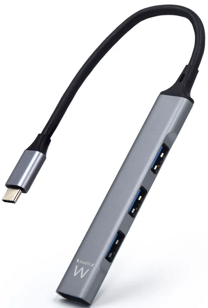 Hub USB Ewent 4 Portas USB-C USB3.2 Gen 1 + 3x USB 2.0