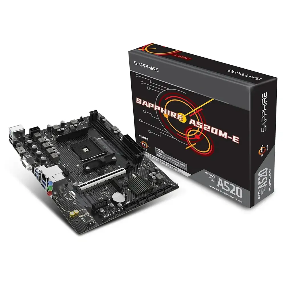 Motherboard Micro-ATX Sapphire A520M-E SktAM4