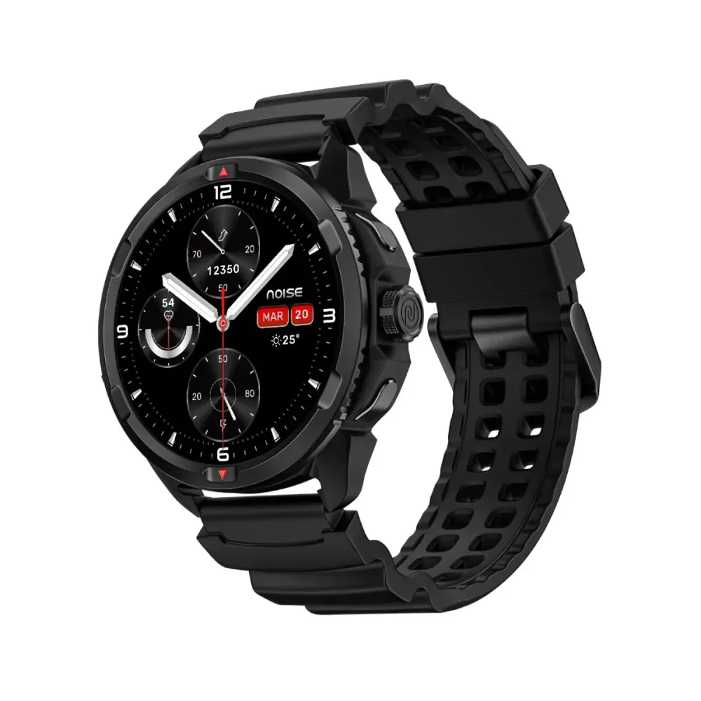 Smartwatch NoiseFit Endeavour Pro 38mm GPS Preto Carbono