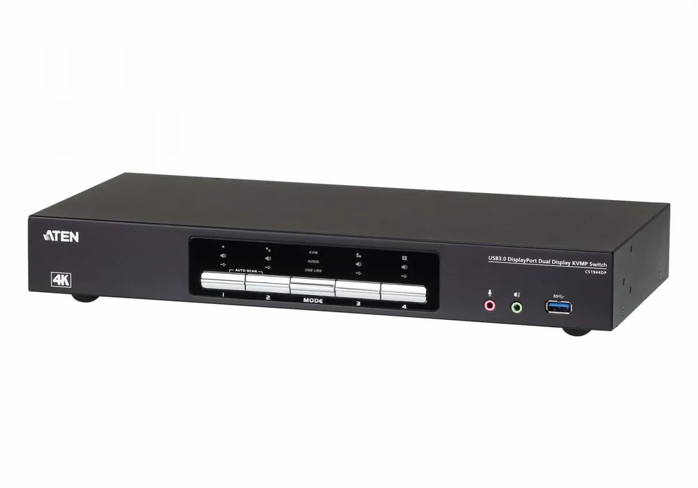 ATEN CS1944DP-AT-G chaveador KVM Preto CS1944DP-AT-G