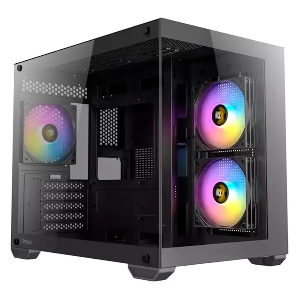 Caixa Micro-ATX Antec CX600M ARGB Mid Tower Tempered Glass Preta
