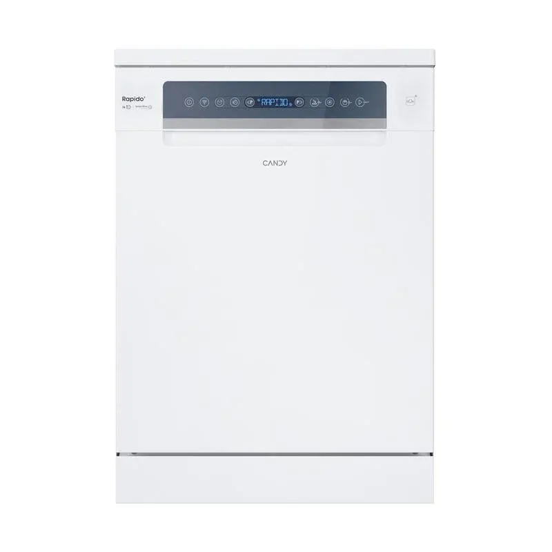 Lavavajillas Candy RapidÓ CF 6B2S3PSW 16 Conjuntos Classe B com Wi-Fi e Abertura Automática