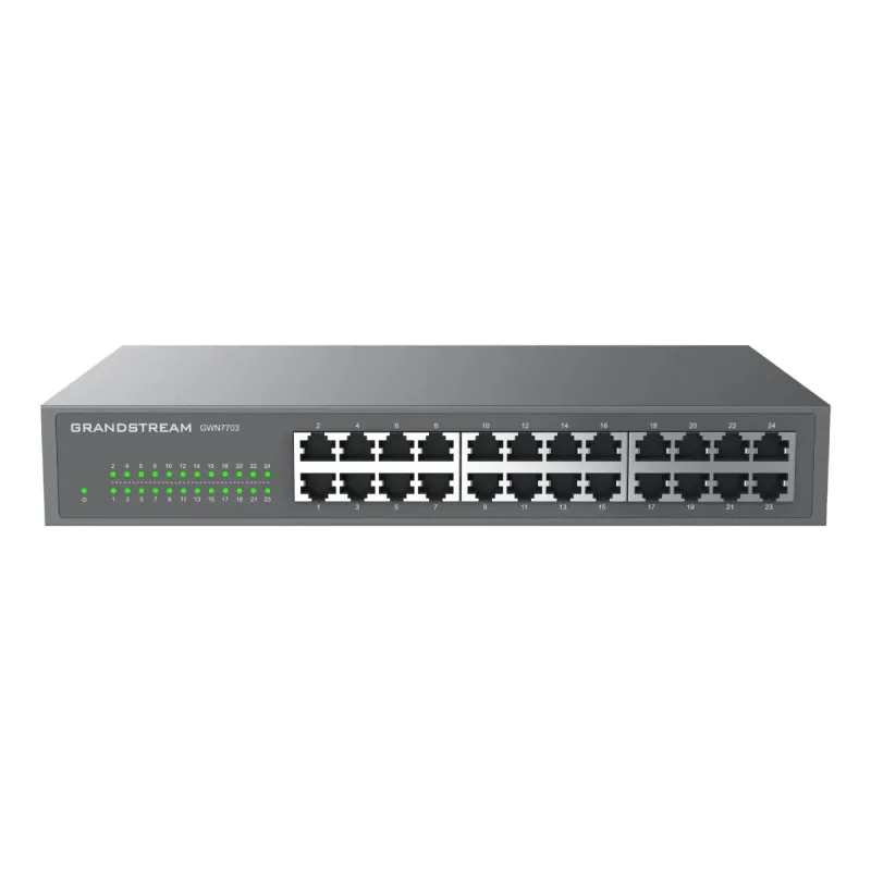 Switch Grandstream 24 Portas Gigabit - GWN7703