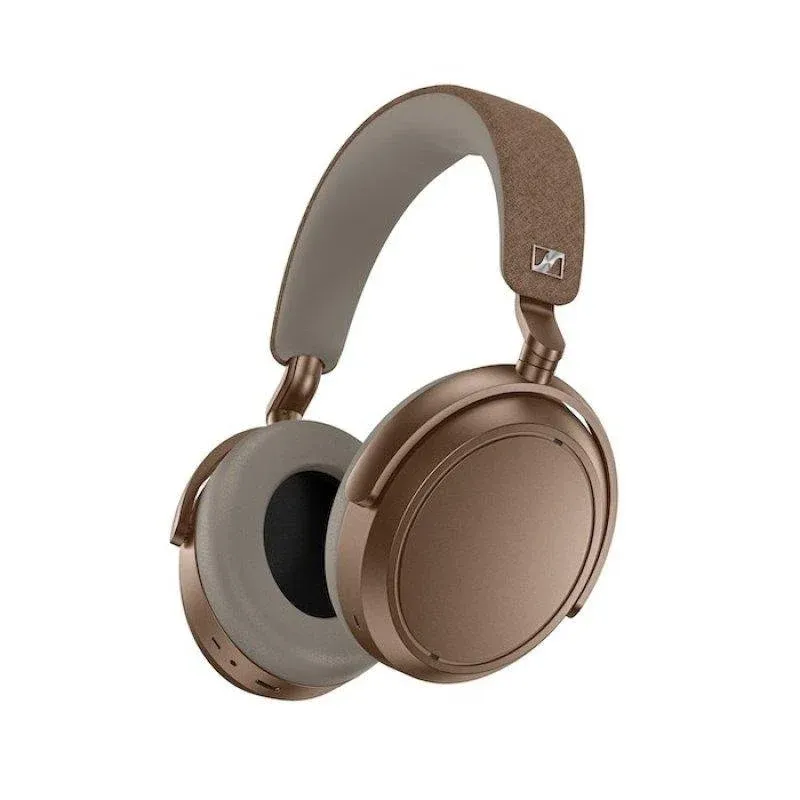 Auriculares Sennheiser Momentum 4 Inalámbricos Bluetooth com Cancelamento de Ruído, Microfone, Castanho