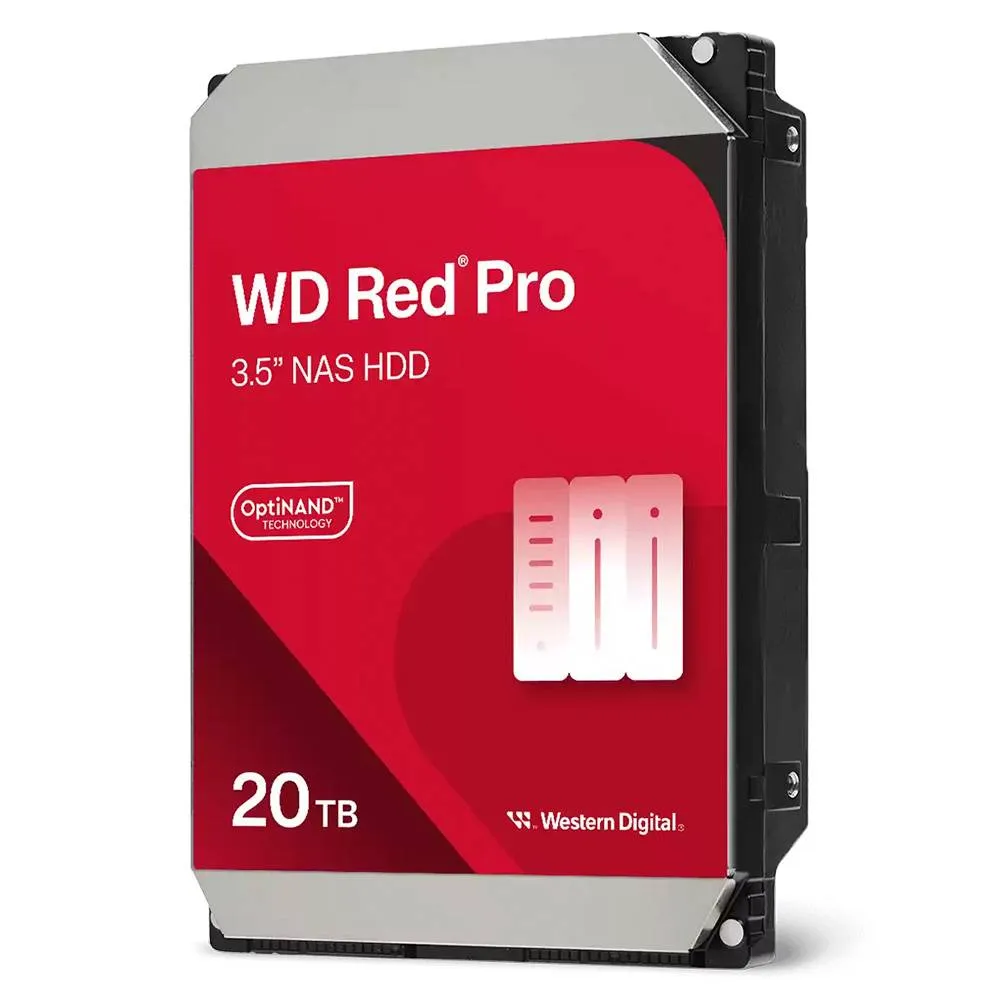 Disco Rígido 3.5 Western Digital WD Red Pro 20TB 7200RPM 512MB Cache 285MB/s SATA 6Gb/s