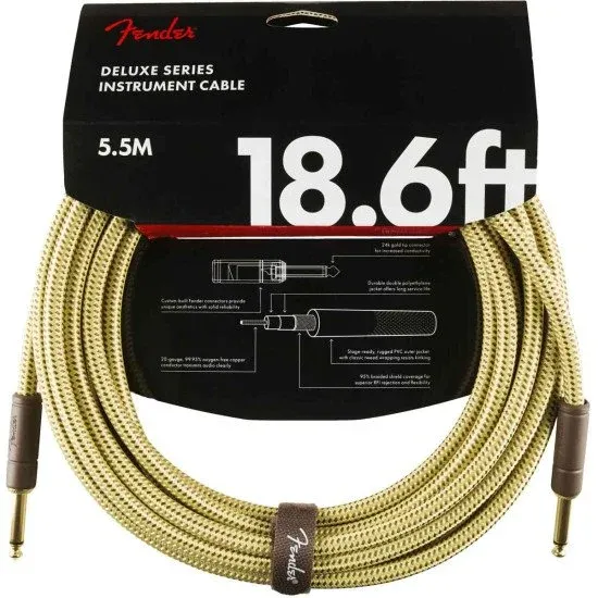 Fender Deluxe Series 5,5m Jack/Jack Tweed