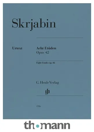 Henle Verlag Skrjabin Acht Etüden op.42