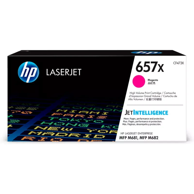 HP 657X High Yield Magenta Original LaserJet Toner Cartridge (CF473X)