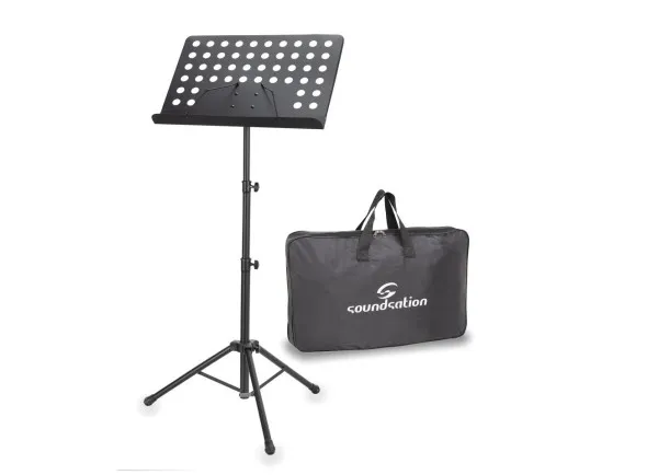 Soundsation Estante para música perfurada com saco OMS-430 BK