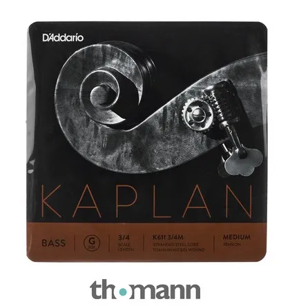Daddario K611-3/4M Kaplan Bass G med.