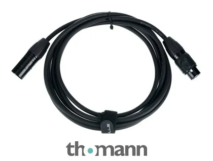 Stairville PDC3BK IP65 DMX Cable 3m 3pin